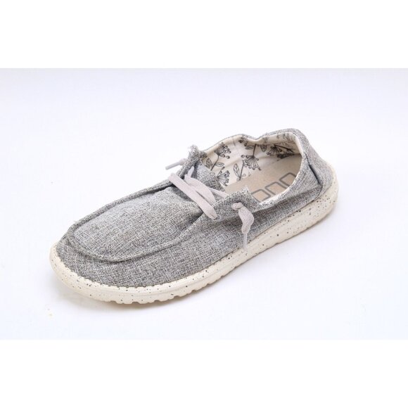 Hey Dude Wendy Linen Shoes Sneakers Women's Walking Comfort Sz 9 Eur 40 - Picture 2 of 12